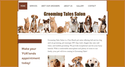 Desktop Screenshot of groomingtalessalon.com